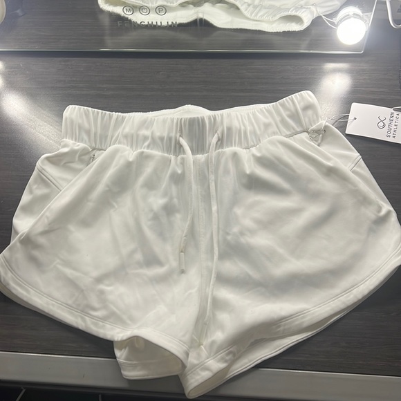 Southern Athletica Shorts White Southern Athletica Athletic Shorts